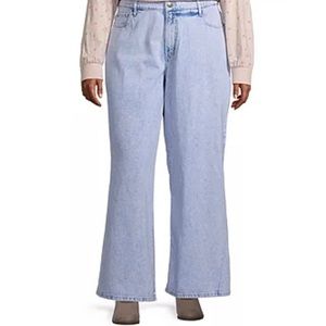 NWT- a.n.a High Rise Super Wide Jeans